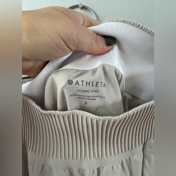 Athleta Cosmic Skirt Small Cream High Rise - Picture 6 of 7